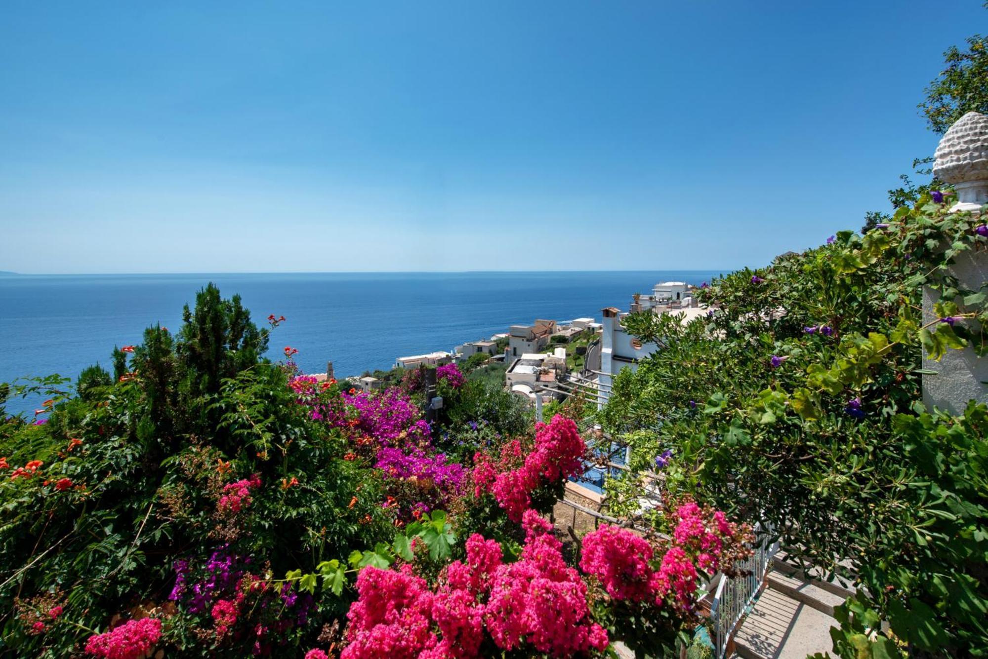 Villa Paradiso With Incredible Sea View Conca dei Marini Eksteriør billede