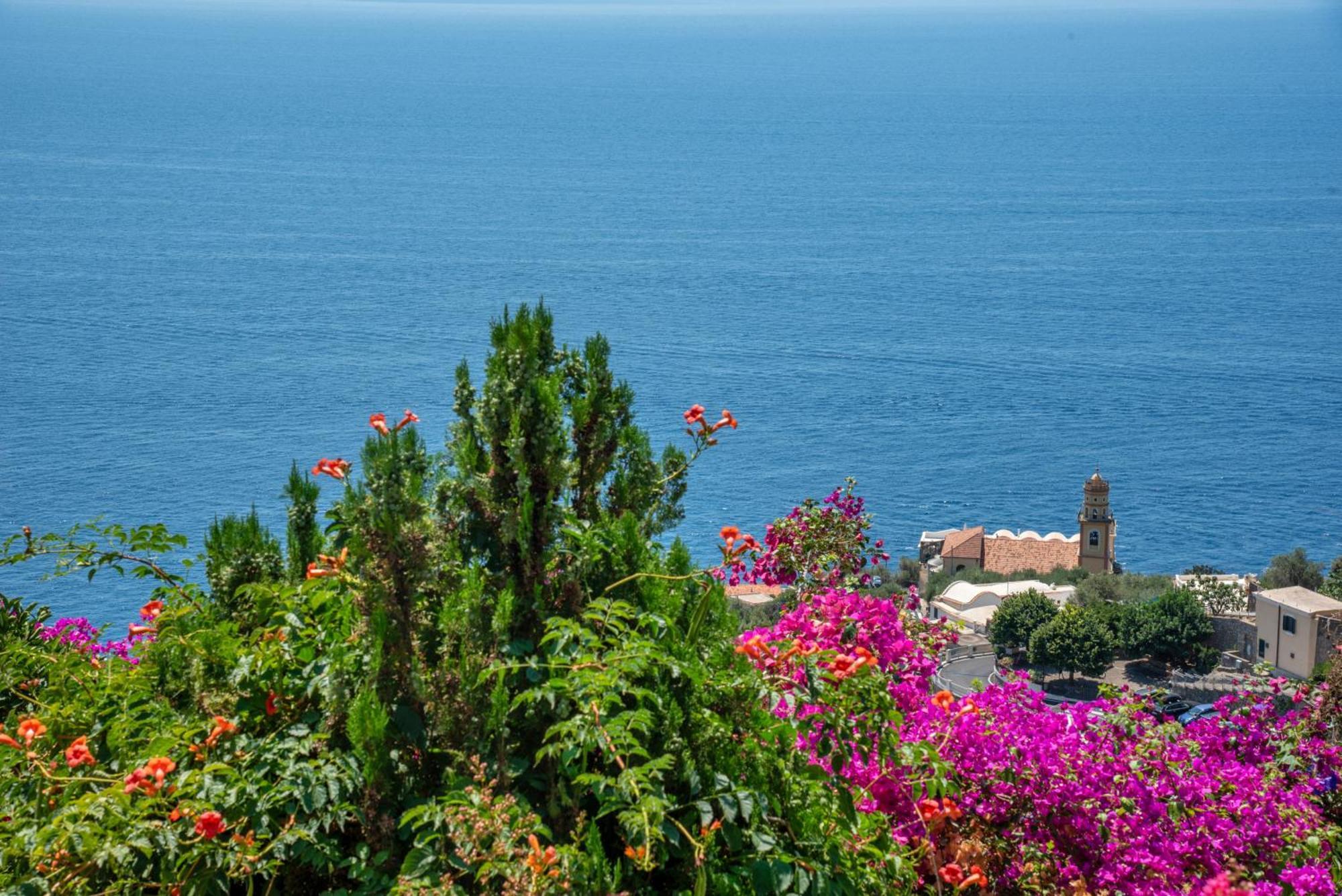 Villa Paradiso With Incredible Sea View Conca dei Marini Eksteriør billede